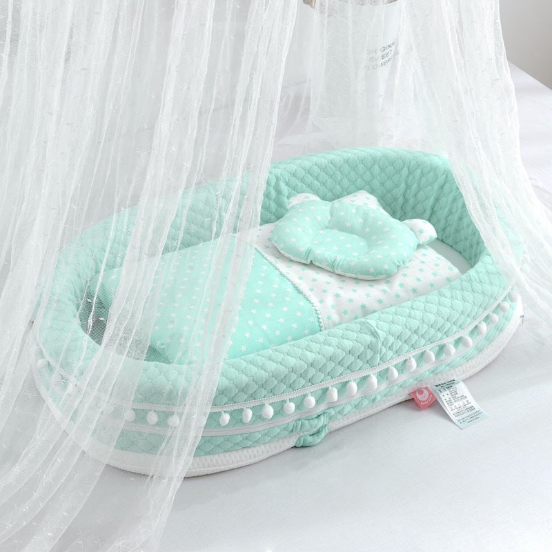 Koko Mee Crib Middle Bed Mint Green