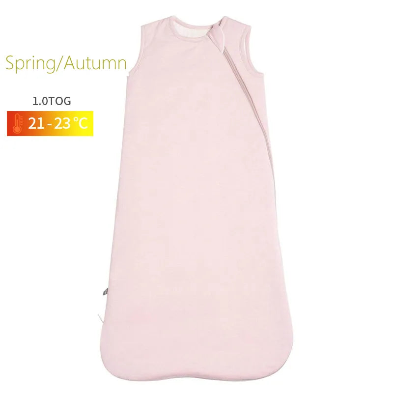 Pink Bamboo Fibre Sleeveless Sleep Sack - Koko Mee