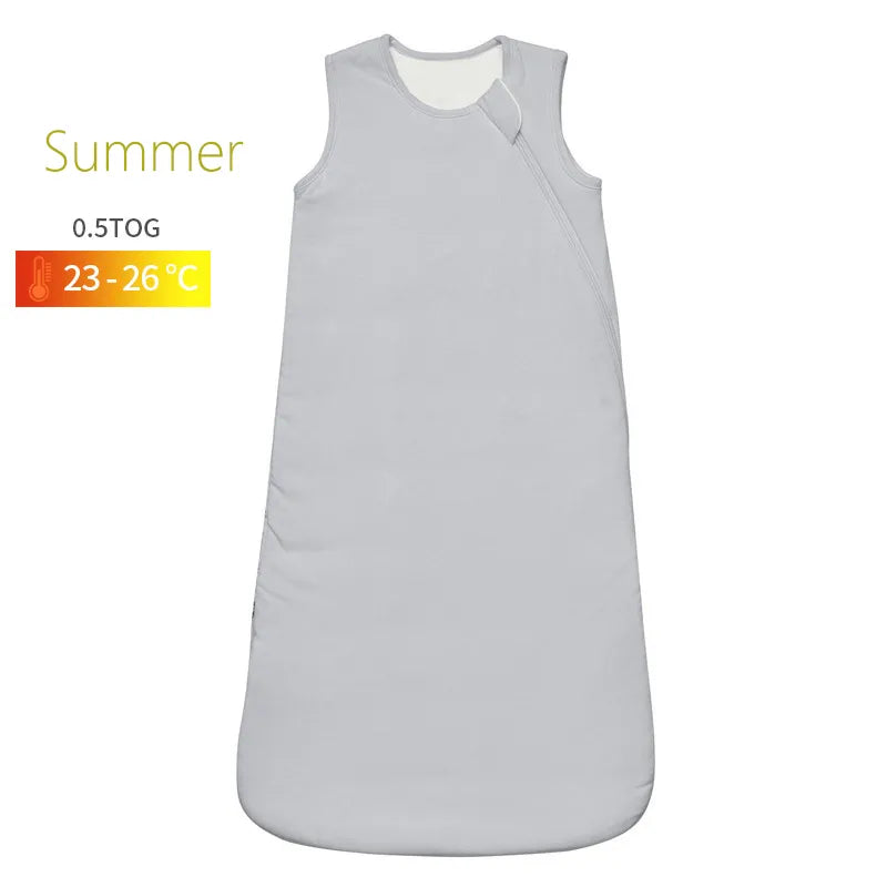 Grey Bamboo Fibre Sleeveless Sleep Sack - Koko Mee