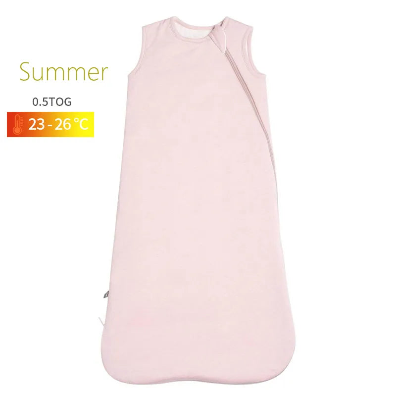 Pink Bamboo Fibre Sleeveless Sleep Sack - Koko Mee