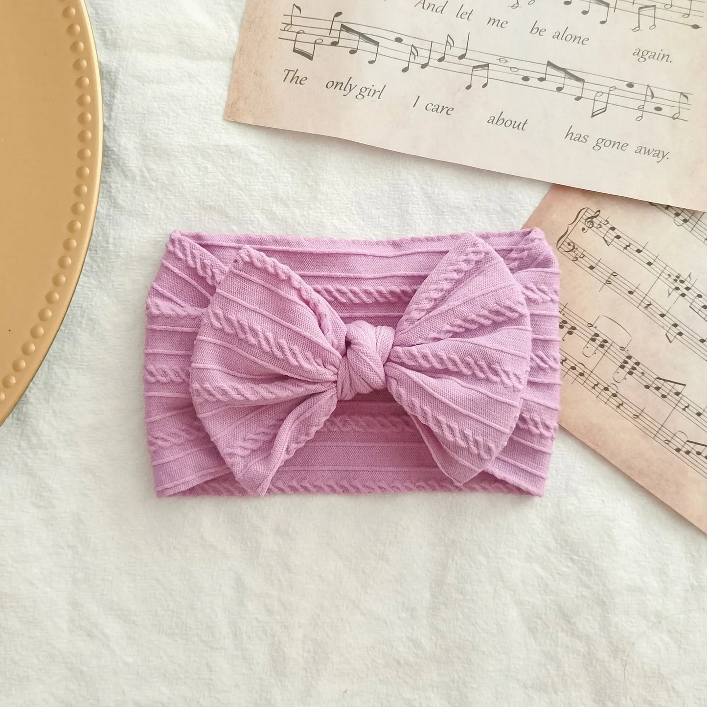 Baby Toddler Headband I Infant Hair Accessory I Bow Pink Head Band - Koko Mee