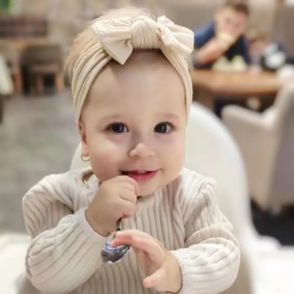 Baby Toddler Headband I Infant Hair Accessory I Baby in Bow Head Band - Koko Mee