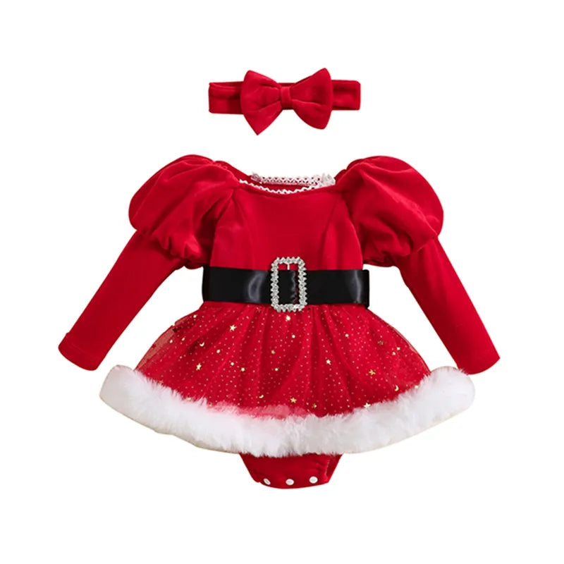 Baby Girls Christmas Dress. Koko Mee
