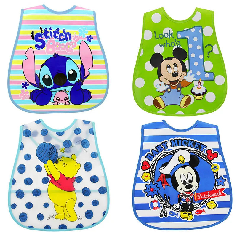 Disney waterproof baby and toddler bibs