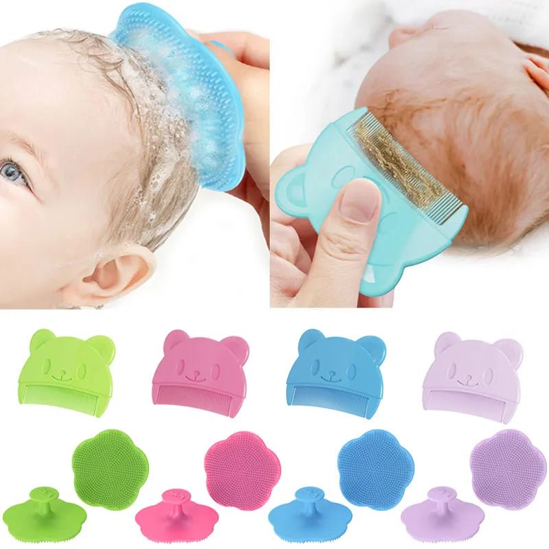 2pcs Baby Care Accessories I Comb Head Massager I Baby Soft comb - Koko Mee