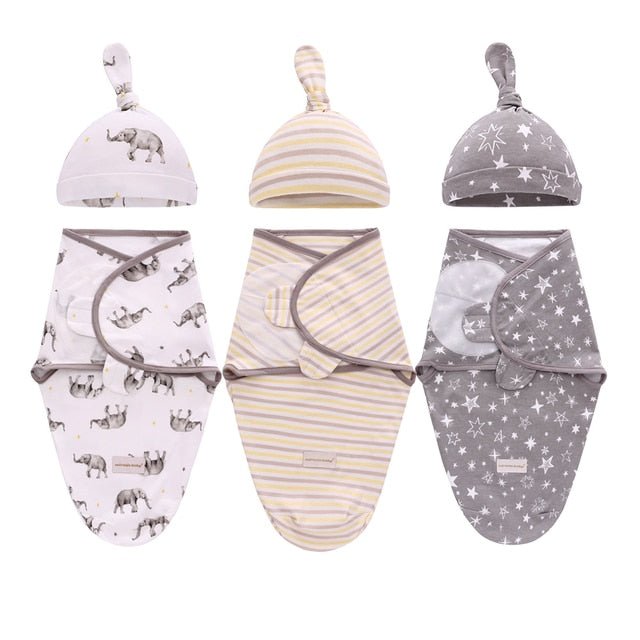 3-Pack Baby Swaddle - Koko Mee