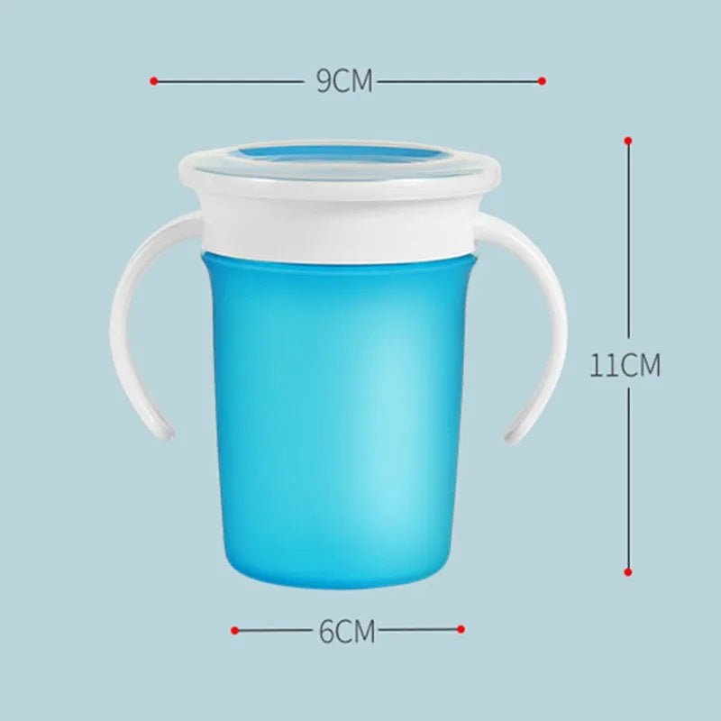 360 Degree Rotatable Baby Learning Cup I Drinking Cup with Double Handle I Leakproof Cup - Koko Mee