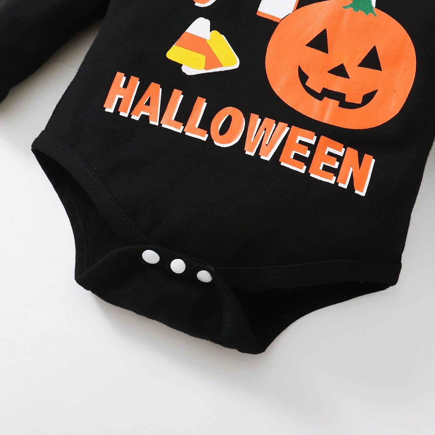 3Pcs Infant Halloween Outfits I Pumpkin Romper & Hat Sets - Koko Mee