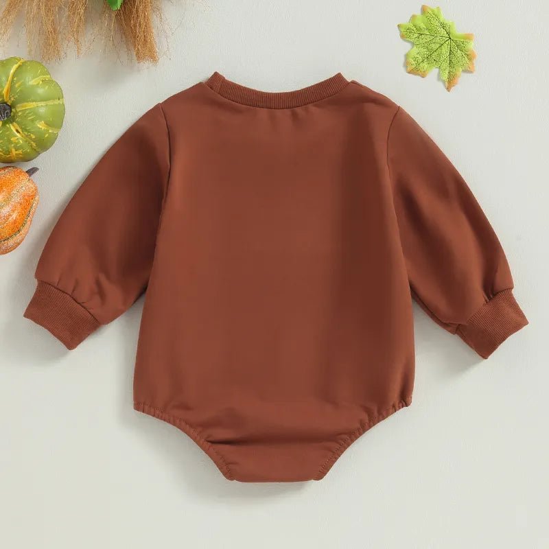 Baby Boy Girl Bodysuit I Fall Long Sleeve Crew Neck I Halloween Print - Koko Mee