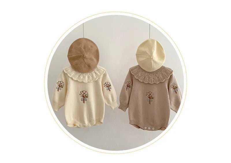 Baby Toddler Girls Embroidery Sweater - Koko Mee