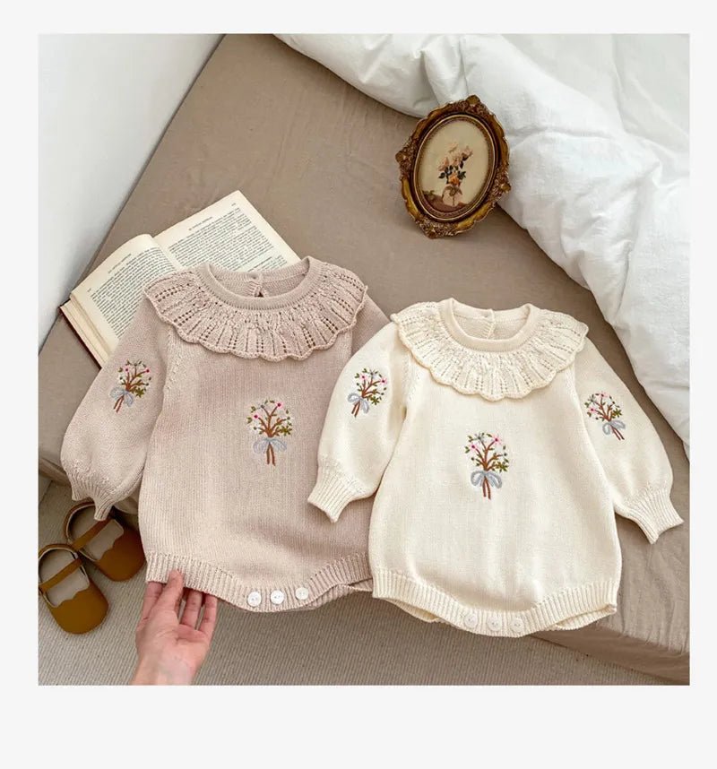 Baby Toddler Girls Embroidery Sweater - Koko Mee