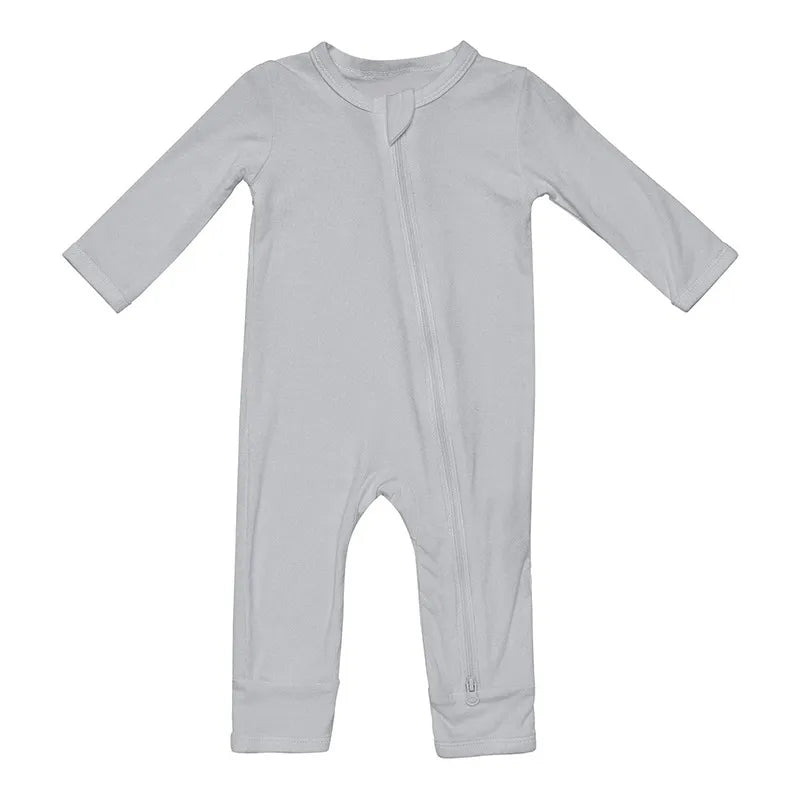 Bamboo Fiber Baby Romper I Newborn Zipper Onesie I Long-Sleeve Toddler Onesie - Koko Mee