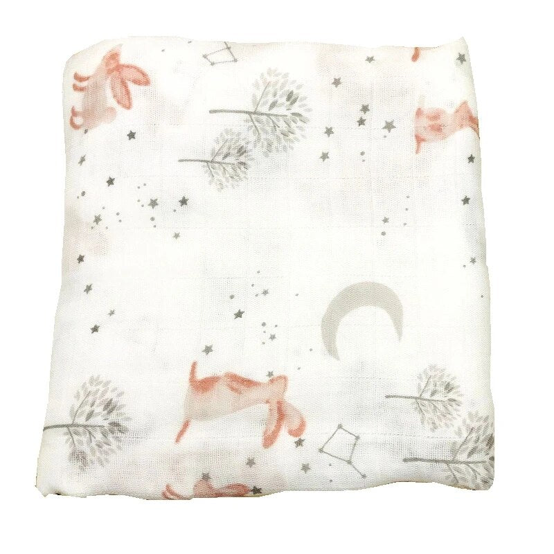 Bamboo Fiber Baby Swaddle Blanket - Koko Mee