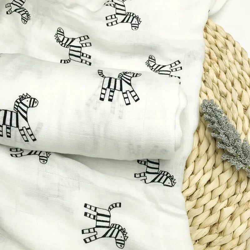 Bamboo Fiber Baby Swaddle Blanket - Koko Mee