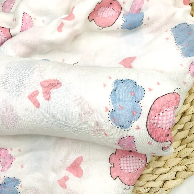 Bamboo Fiber Baby Swaddle Blanket - Koko Mee