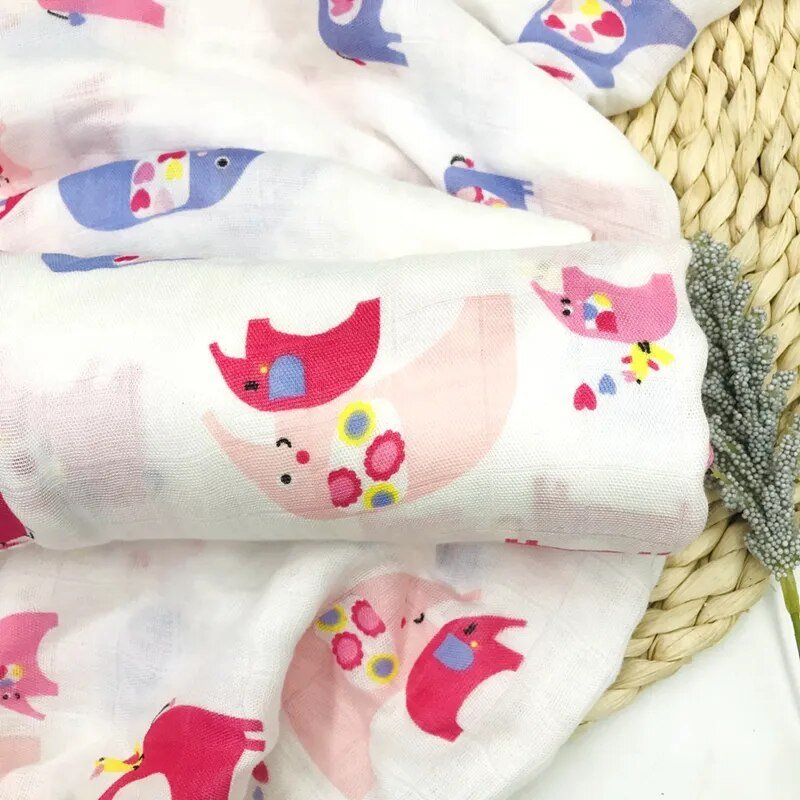 Bamboo Fiber Baby Swaddle Blanket - Koko Mee