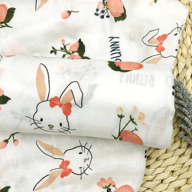 Bamboo Fiber Baby Swaddle Blanket - Koko Mee