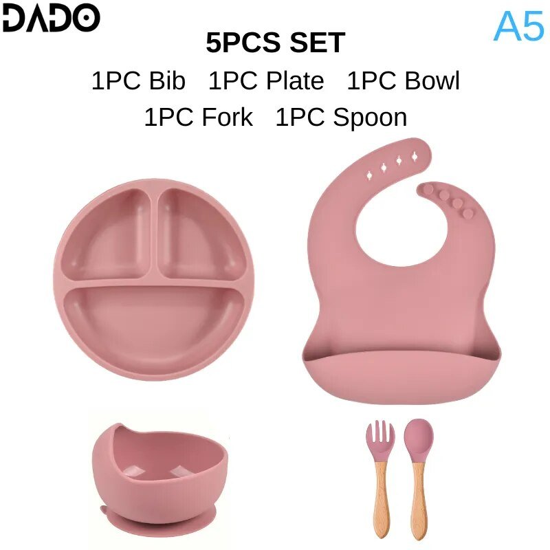 Dado Silicone Infant Toddler Feeding Sets - Koko Mee