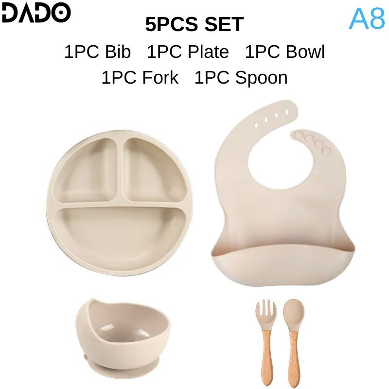 Dado Silicone Infant Toddler Feeding Sets - Koko Mee