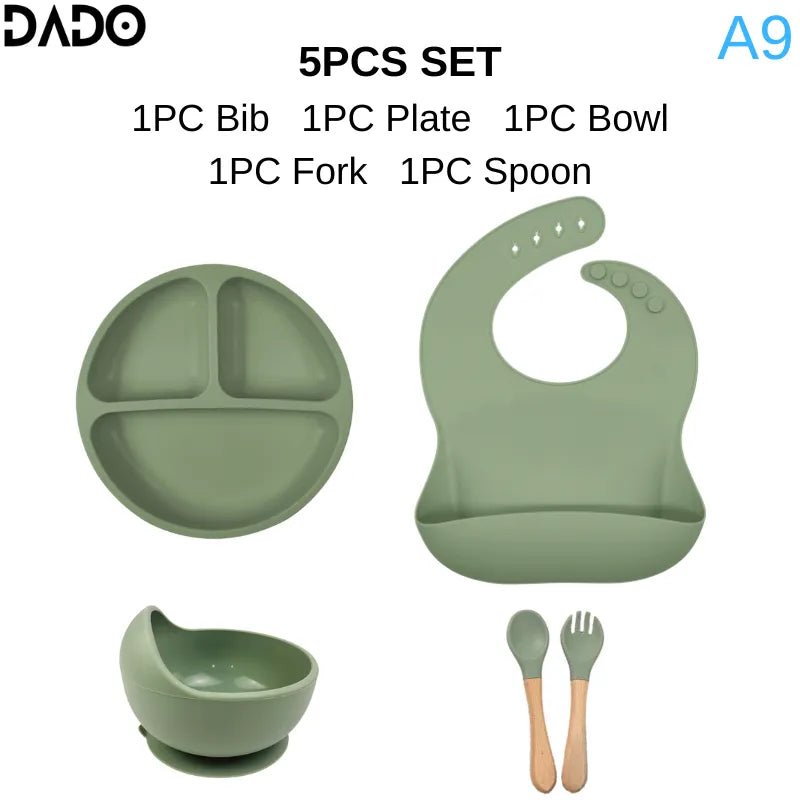 Dado Silicone Infant Toddler Feeding Sets - Koko Mee