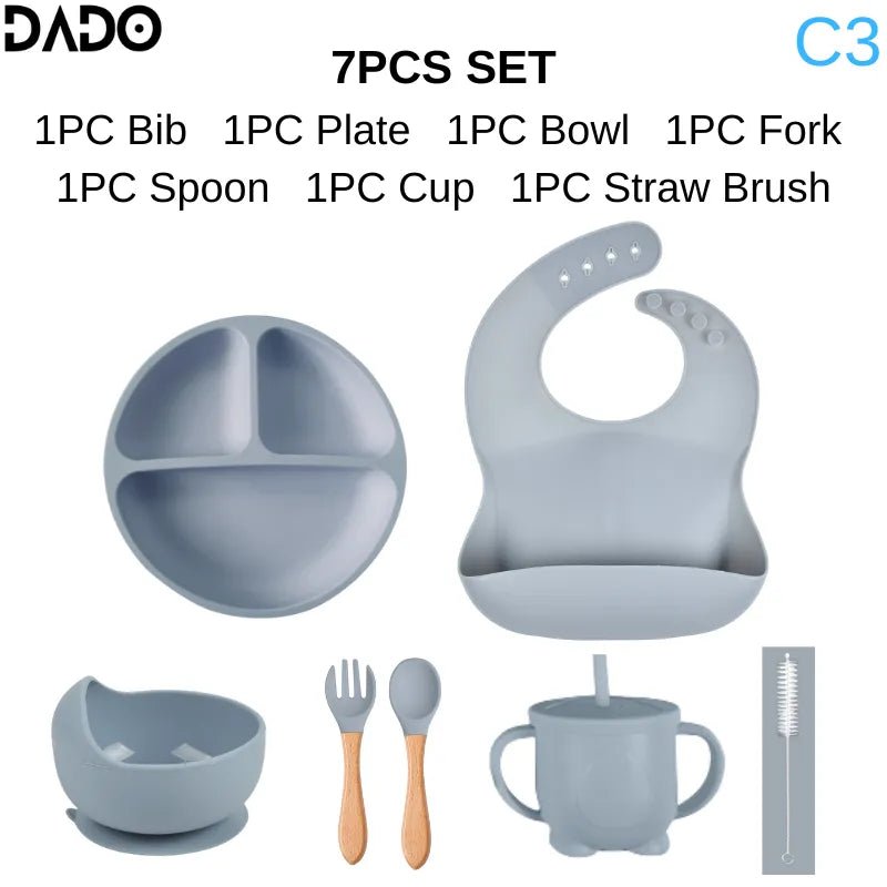 Dado Silicone Infant Toddler Feeding Sets - Koko Mee