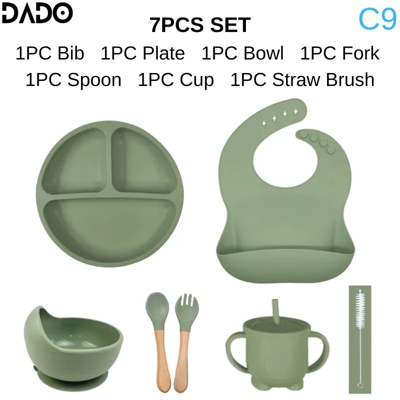 Dado Silicone Infant Toddler Feeding Sets - Koko Mee