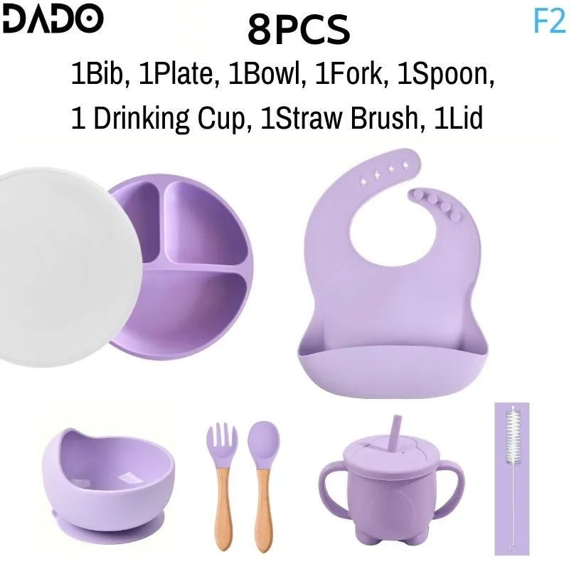 Dado Silicone Infant Toddler Feeding Sets - Koko Mee