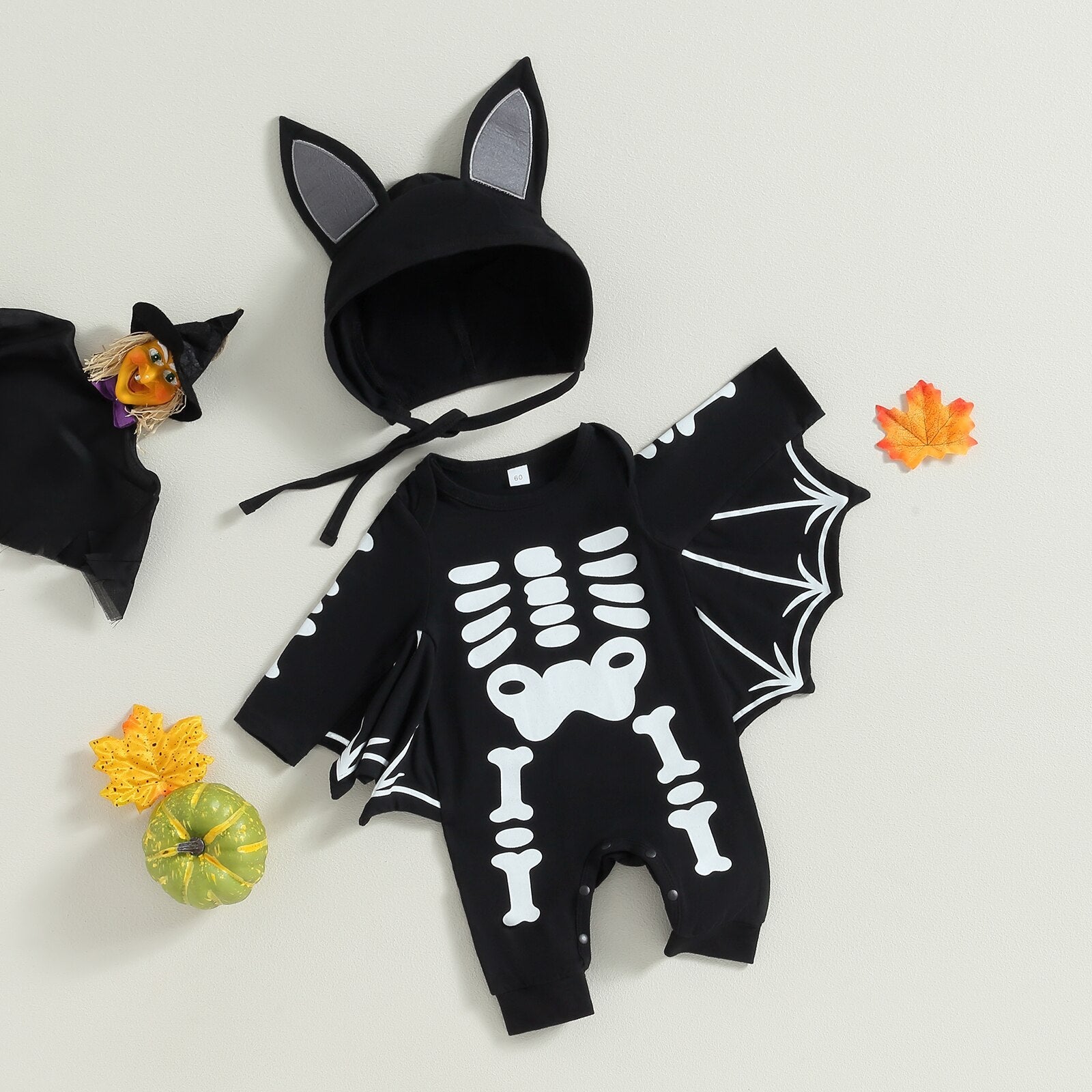 Halloween Baby Bat Jumpsuit - Koko Mee