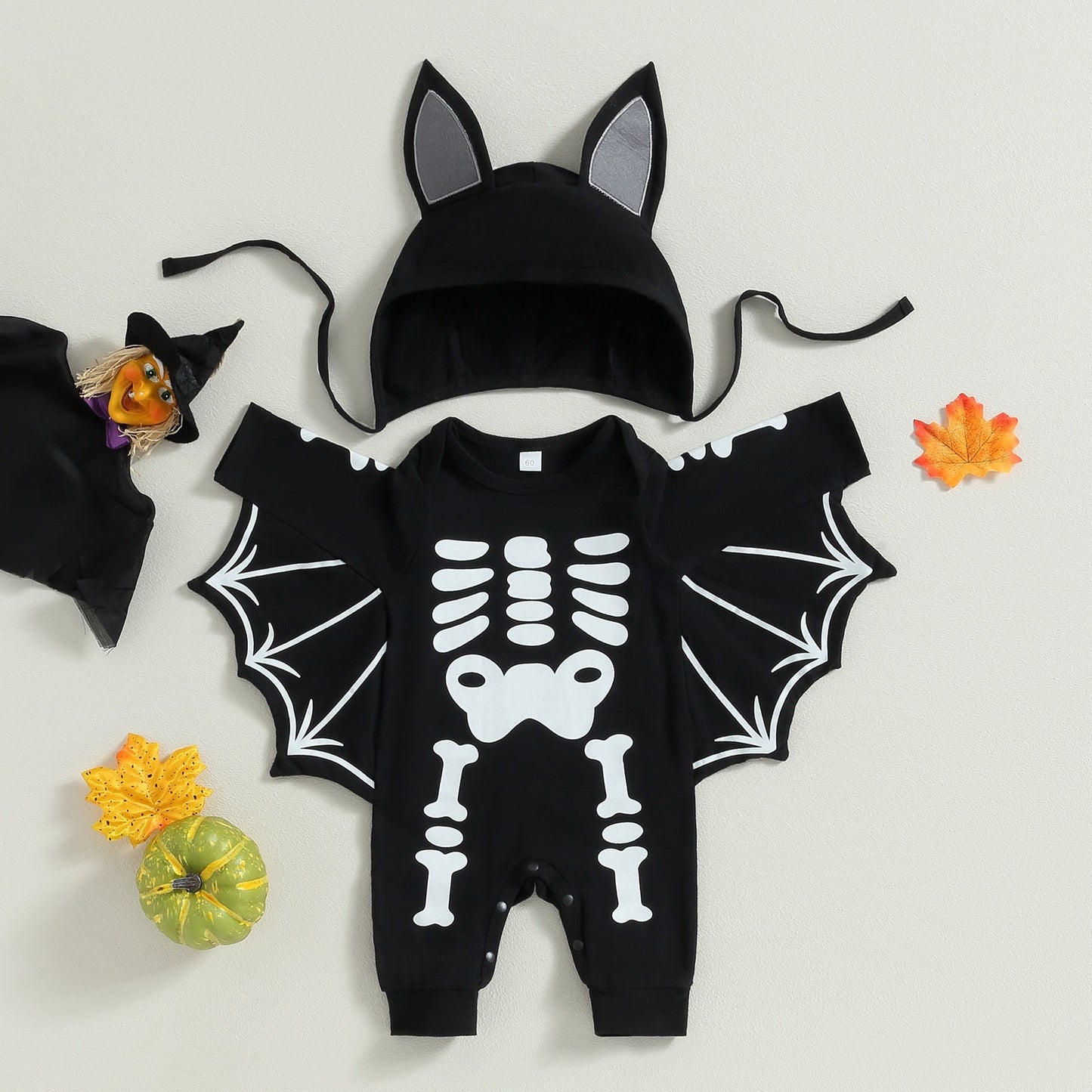Halloween Baby Bat Jumpsuit - Koko Mee
