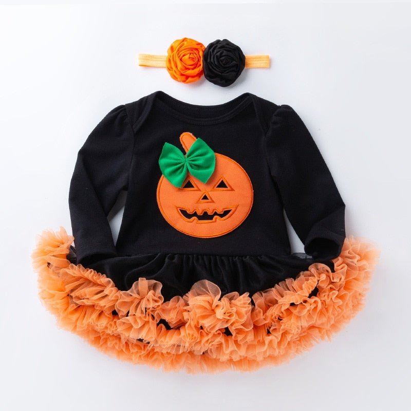 Halloween Baby Girls Pumpkin Costume Pumpkin - Koko Mee