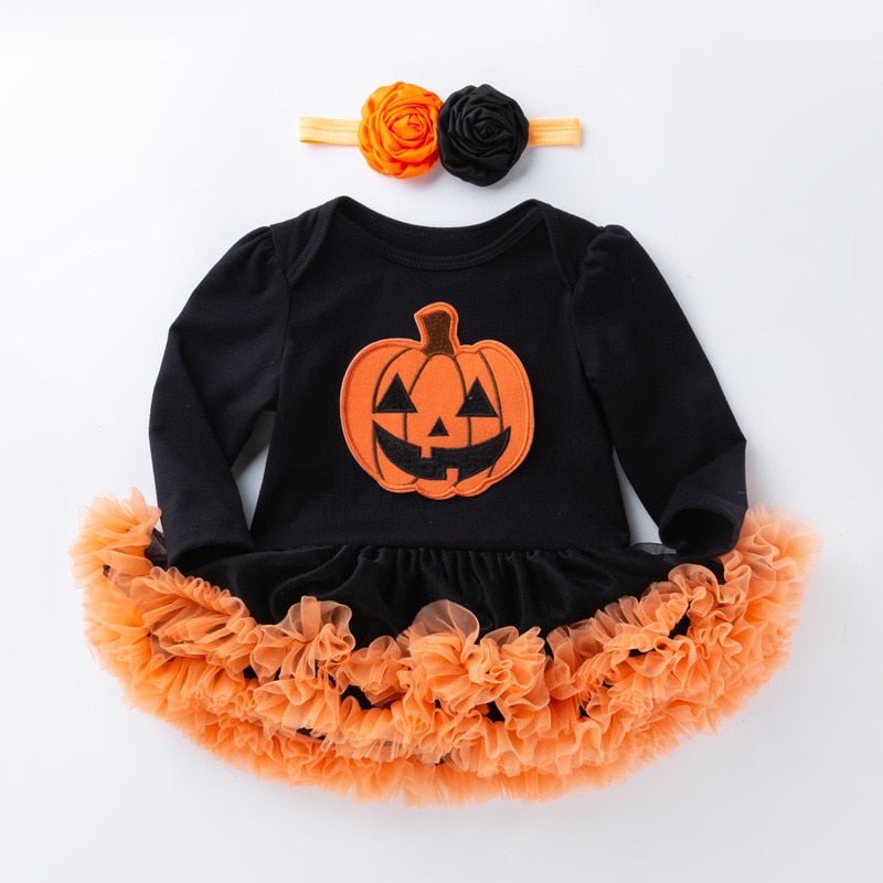 Halloween Baby Girls Pumpkin Costume Pumpkin - Koko Mee