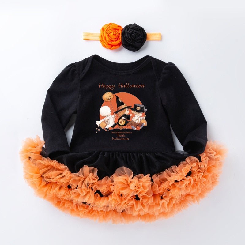 Halloween Baby Girls Pumpkin Costume Pumpkin - Koko Mee