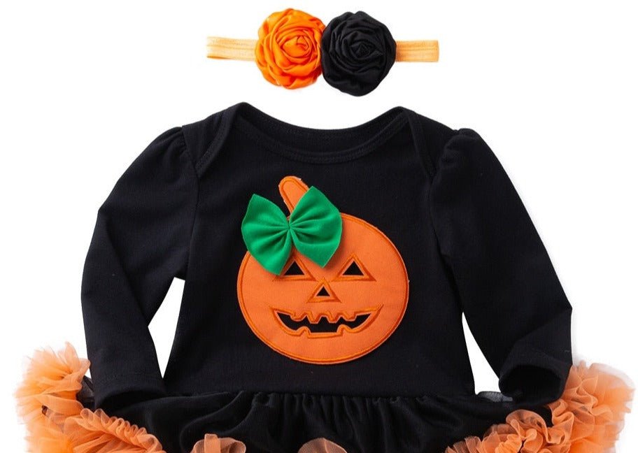 Halloween Baby Girls Pumpkin Costume Pumpkin - Koko Mee