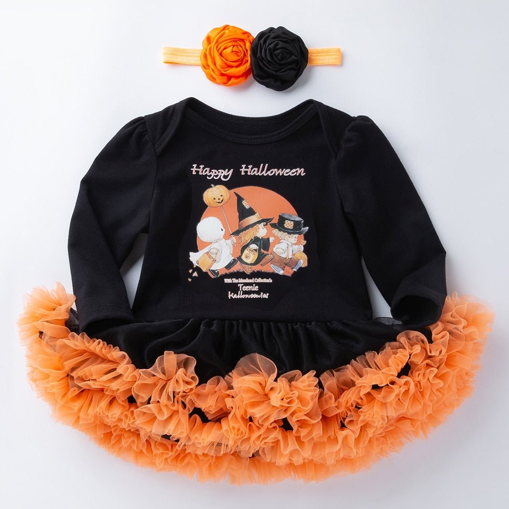 Halloween Baby Girls Pumpkin Costume Pumpkin - Koko Mee