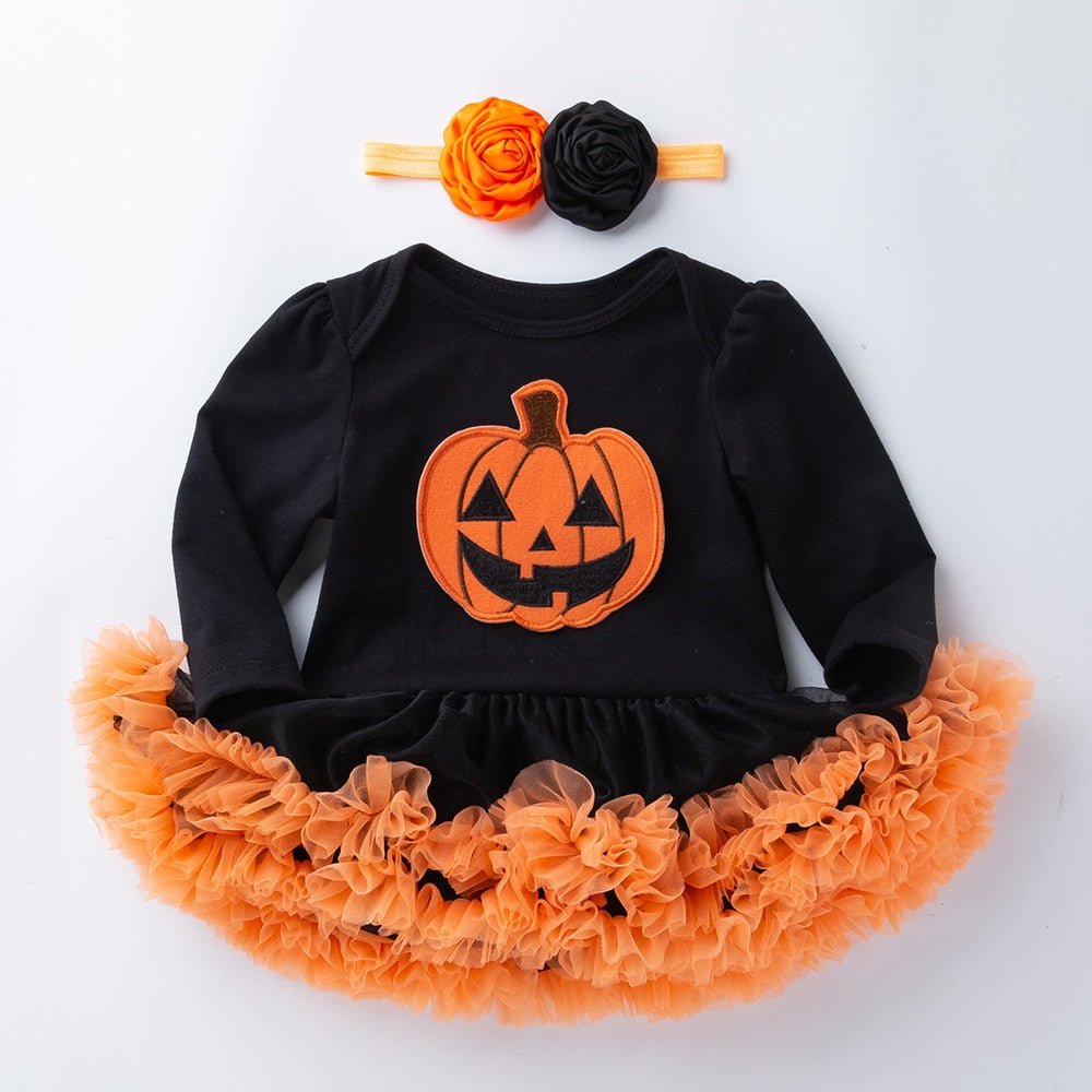 Halloween Baby Girls Pumpkin Costume Pumpkin - Koko Mee