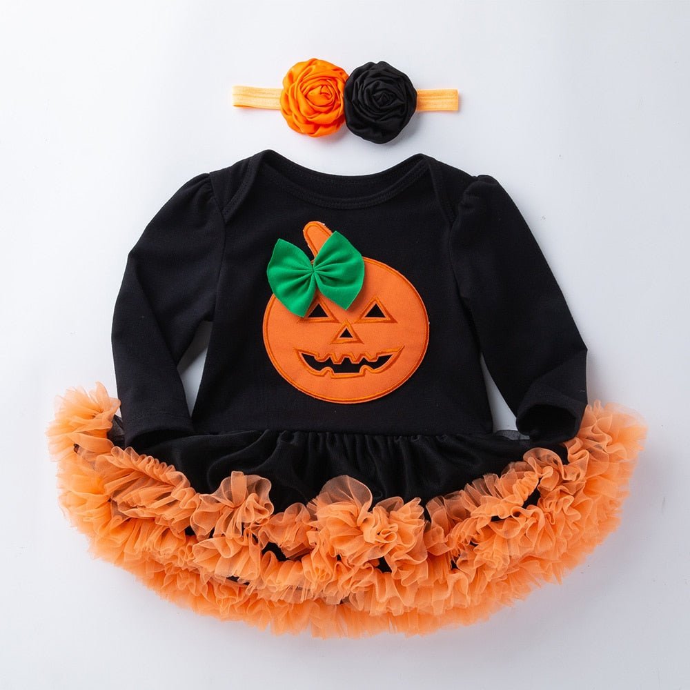 Halloween Baby Girls Pumpkin Costume Pumpkin - Koko Mee