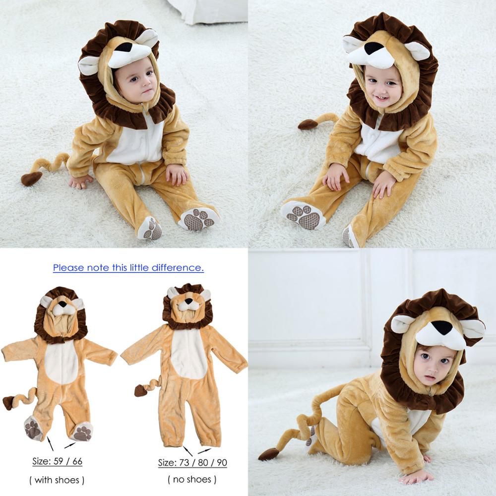 Infant Toddler Animal Costumes I Rabbit Dog Lion Tiger Dinosaur Onesies I Halloween I Romper - Koko Mee