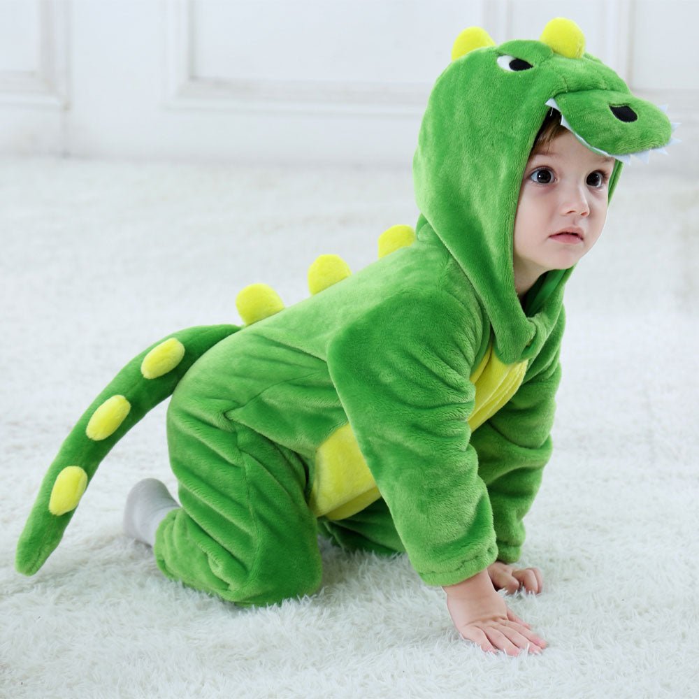 Infant Toddler Animal Costumes I Rabbit Dog Lion Tiger Dinosaur Onesies I Halloween I Romper - Koko Mee