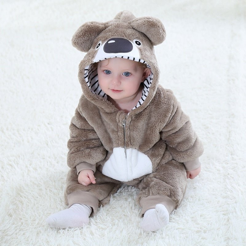 Infant Toddler Animal Costumes I Rabbit Dog Lion Tiger Dinosaur Onesies I Halloween I Romper - Koko Mee