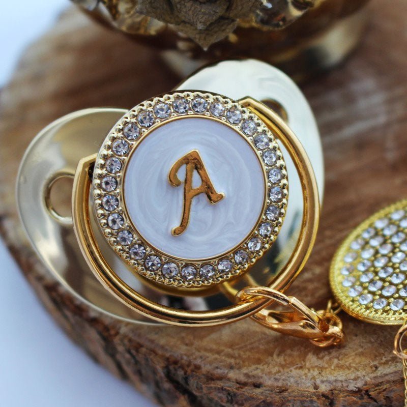 Initial Baby Letter Pacifier - Koko Mee