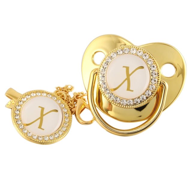 Initial Baby Letter Pacifier - Koko Mee