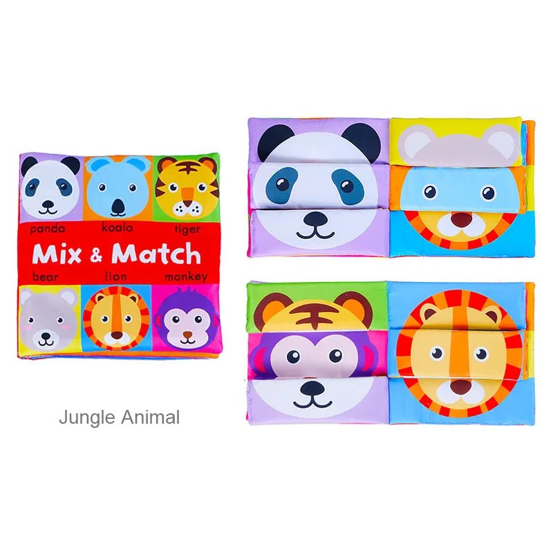 Kidsbele Baby Soft Books I Mix&Match Colorful Early Learning Educational Toys - Koko Mee