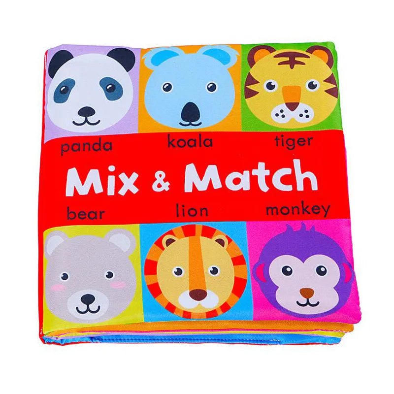 Kidsbele Baby Soft Books I Mix&Match Colorful Early Learning Educational Toys - Koko Mee