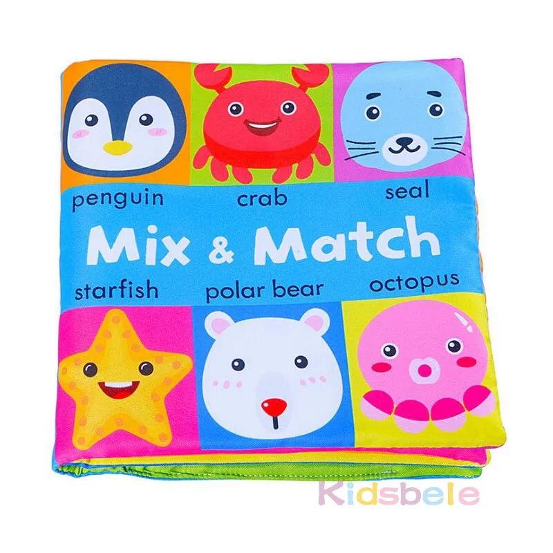 Kidsbele Baby Soft Books I Mix&Match Colorful Early Learning Educational Toys - Koko Mee