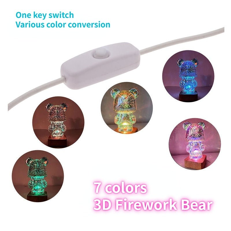 Led Glow Bear Lamp - Koko Mee