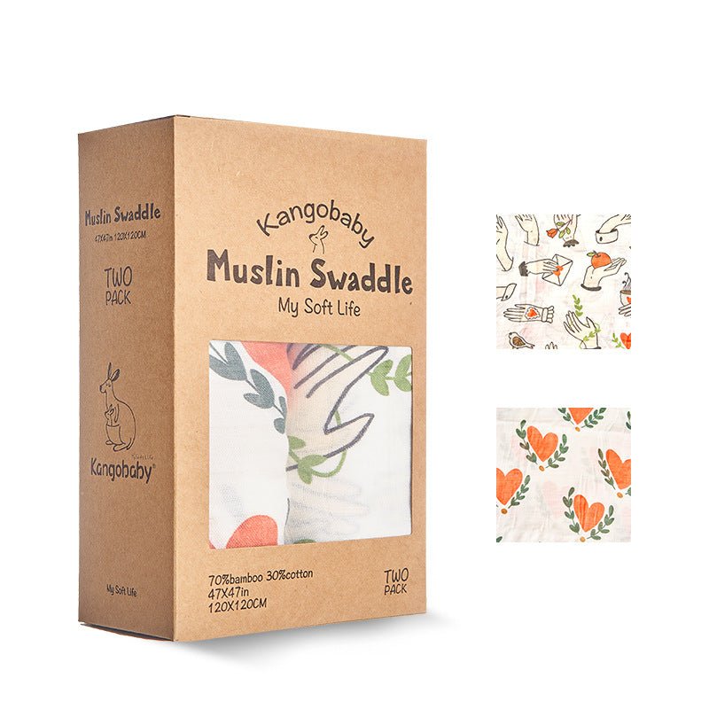 Newborn Baby Muslin Swaddle - Koko MeeBaby Blanket