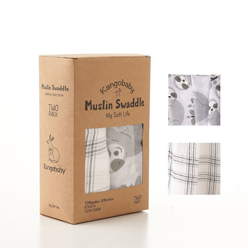 Newborn Baby Muslin Swaddle - Koko MeeBaby Blanket