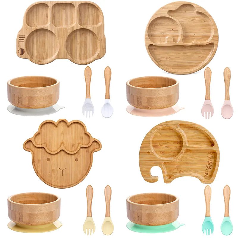 Toddler Bamboo Plate Set - Koko Mee