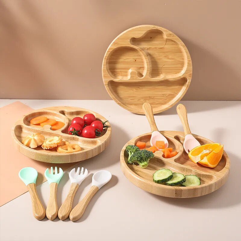 Toddler Bamboo Plate Set - Koko Mee