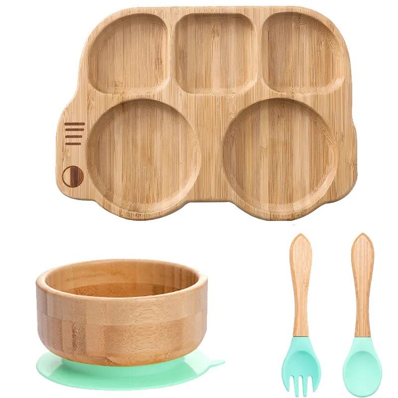 Toddler Bamboo Plate Set - Koko Mee